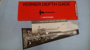 Mitutoyo 527-102, Messschieber Tiefenmesser, 200 mm, 0,02 mm, Neu - Bild 1 von 4