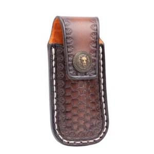 Handmade Knife Leather Sheath Multi tool Sheath Scabbard Pouch Bag Pocket - Picture 1 of 27