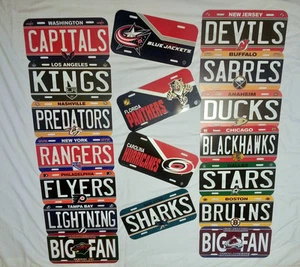 NHL LICENSE PLATE FOR CAR OR TRUCK (PICK YOUR TEAM ) - Picture 1 of 22