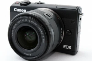 Canon EOS M100 24.2MP 15-45mm Lentille Set [ EXC Avec / 8GB Carte SD Box Sangle - Photo 1 sur 12