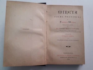 Mireya Poema Provenzal de Federico Mistral ilustrado por E. Serra Barcelona 1882 - Picture 1 of 7