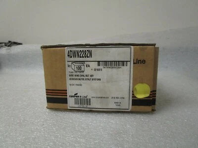 Qty (100) Cooper B-Line 4DWN228ZN Wire Wing CHNL NUT ASY 4Dimension Strut System - Image 1 of 2