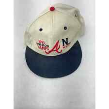 VTG MLB Atlanta Braves Cream Cotton 93 Division Champ Snapback Hat Men One Size