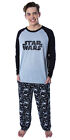 Star Wars Piżama męska Klasyczne logo Raglan Koszula i spodnie Piżama Zestaw (MD)