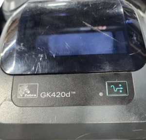 Zebra GK420d GK42-202511-000 Thermal Barcode Printer Label Printer Only POWER ON - Picture 1 of 4