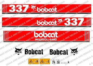 Bobcat 337 Mini Bagger Aufkleber - Bild 1 von 1