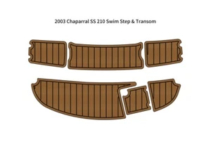 2003 Chaparral SS 210 Swim Platform Step Boat EVA Foam Teak Deck Floor Pad Mat - Imagen 1 de 24