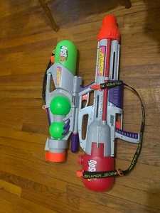 VTG SUPER SOAKERS CPS 2500 & CPS 1500 SET OF TWO WORKING WITH STRAPS - Picture 1 of 7
