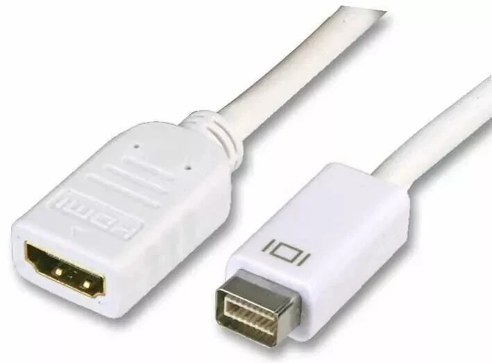Mini DVI Male to HDMI Female Adaptor 12 inch - Image 1 of 1