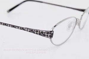 Closeout New COACH Eyeglass Frames Lenora 1011 Gunmetal Women Size 50mm w/o Case - Picture 1 of 6