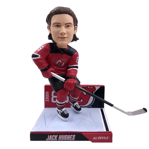 Jack Hughes New Jersey Devils Big Ticket Series Bobblehead NHL Cover