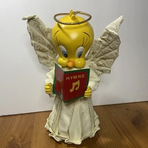 Vintage 1996 Warner Brothers Tweety Vogel Engel Weihnachtsbaumspitze - Bild 1 von 6