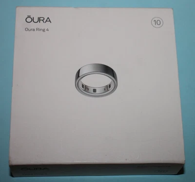 OURA Ring Gen 4 - Silver/Argente - Size 10 - Brand New - Image 1 of 4
