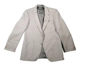 Boss Turo Blazer Jacket Grey Medium Made In Finland Dress Formal Wedding - Picture 1 of 17