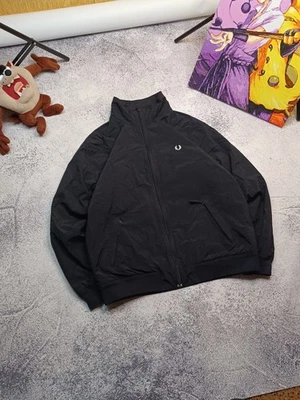 Fred Perry Nylon Harrington Jacket Size L - Image 1 of 4