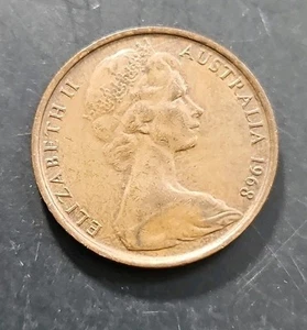Australia 1968 2 centavos (KM. #63) - Imagen 1 de 2