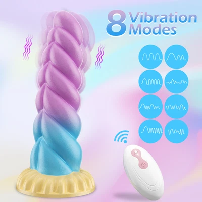 Masajeador de próstata vibrador Butt Plug, consolador anal vibrador grande EE. UU. Foto 1 de 4