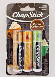 ChapStick Lippenbalsam LTD Edition 3 Stück 1 Stück Vanille, 1 Ea. Caramel,1 Ea. Neuwertig - Bild 1 von 2