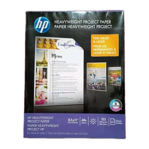 HP Heavyweight Project Paper for Inkjet & Laser Printer, 8.5x11, 250 Sheets - Picture 1 of 4