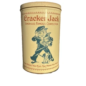 1980 Vintage Cracker Jack Tin Collectible - Picture 1 of 7