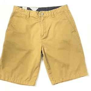 Volcom Shorts Mens 32 Frickin Chino Skater Surfer Khaki - Picture 1 of 5