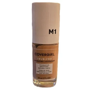 NEW Covergirl Trublend Hydrating Foundation Smoothing Finish, M1 Natural Beige - Picture 1 of 1