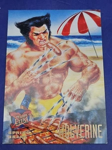 Vintage 1995 Fleer Ultra X-Men #149: Spring Break WOLVERINE Beach BBQ UNGRADED - Bild 1 von 2
