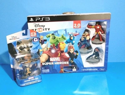 Disney Infinity Marvel Super Heroes 2.0 Edition Starter Pack (PS3) - Plus Rocket - Image 1 of 4