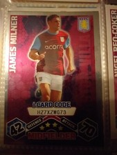 Topps Match Attax  2009/10 Player Cards - ASTON VILLA JAMES MILNER UK SELLER