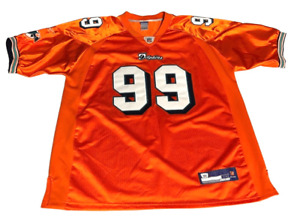 VTG Jason Taylor #99 Miami Dolphins NFL Reebok Orange Jersey Men's Sz XXL -56”