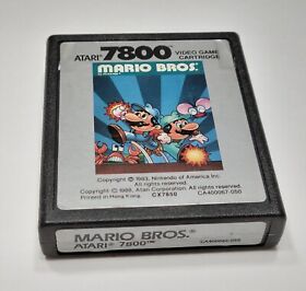 Tested on Atari 2600+ 7800 MARIO BROS. Game works on 2600+ plus, brothers