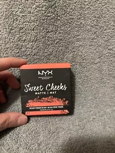 NYX Sweet Cheeks Creamy Powder Blush Matte CITRINE ROSE *NEW IN BOX* - Picture 1 of 3