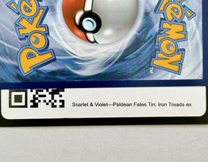 Iron Treads ex Paldean Fates Tin Code Card SVP073 Pokemon PTCGO Live Messaged - Picture 1 of 1