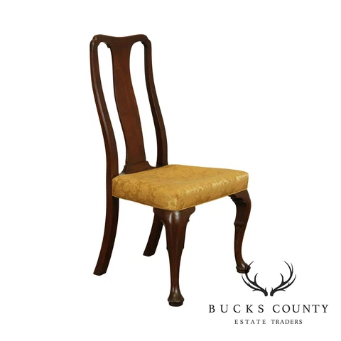 Kittinger Mahogany Queen Anne Style Side Chair Cover