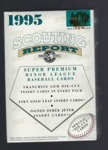 1995 Action Packed Scouting Report, Chase Derek Jeter Auto, Sealed Box - Picture 1 of 1
