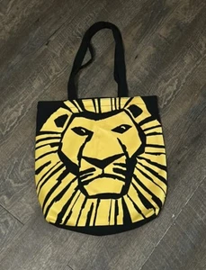 Disney's The Lion King Broadway Musical Shoulder Tote Bag - Black & Yellow - Picture 1 of 6
