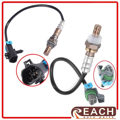 Sensor de oxígeno O2 aguas arriba+aguas abajo 2 piezas para Chevy Equinox LTZ LS GMC Terrain SLE SLT Foto 1 de 4