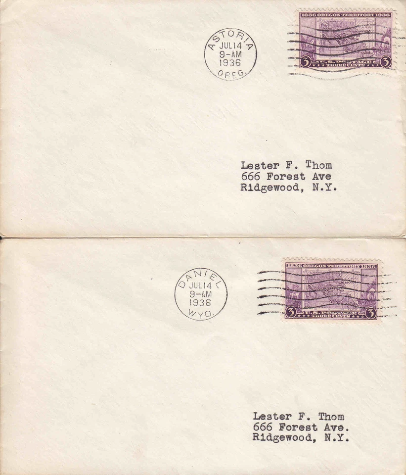 US FDC Sc# 783 on 5 covers with different official cities cancelations - US 8175 - Image 1 of 3