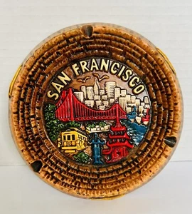 VTG San Francisco Souvenir Ashtray SNCO Imports Made In Japan 6” - Picture 1 of 5