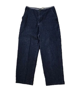 Crossroads Jeans Womens 8 Dark Wash Barrel Straight Plain Back Cowgirl Western - Picture 1 of 9