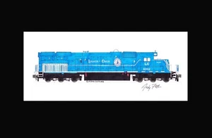 Lancaster & Chester SD40T-2 #6002 11"x17" impresión mate firmada por Andy Fletcher - Imagen 1 de 1