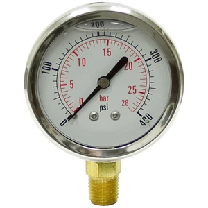 400 PSI 2.5" LF LM Gauge Dynamic CF1P-025-A 21-1246-F - Picture 1 of 1
