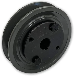 CAST IRON ELECTRIC MOTOR PULLEY SHEAVE 3.05", 1 GROOVE, 5/8" BORE, 3L 4L A BELT - Picture 1 of 1