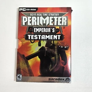 Perimeter Emperor’s Testament PC Spiel 2006 Paradox Sci-Fi RTS CD-ROM komplett - Bild 1 von 6