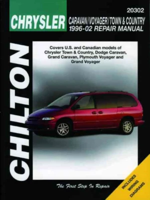 Manual Chilton Dodge Caravan Voyager Town Country 1996-2002 Manual de taller - Imagen 1 de 4