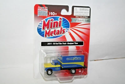 Mini-Metals - '60 Ford Box Truck - Goodyear Tires HO Scale Trains Accessories - Image 1 of 4