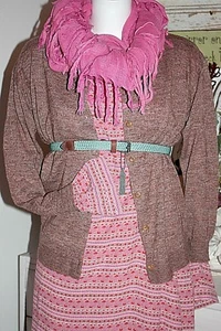 Noa Noa Cardigan Sweater Wool Blend Dark Shifting Size: XL New  - Picture 1 of 5