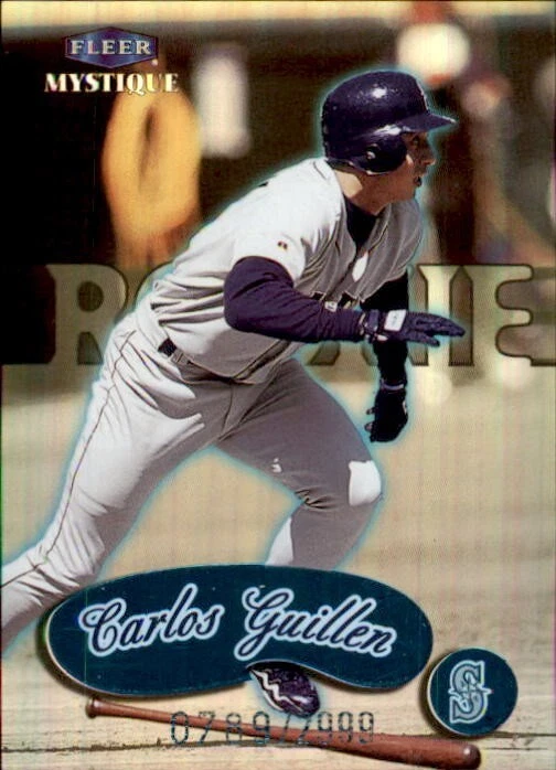 Carlos Guillen 1999 Fleer Mystique Rookie #105 /2999 Seattle Mariners Numbered - Image 1 of 2