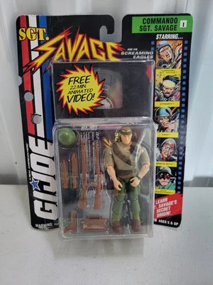 Commando 1 Sgt. Escala 5" G.I. Joe Cobra Sgt Savage 1994 sin usar, en caja nuevo sellado Foto 1 de 2