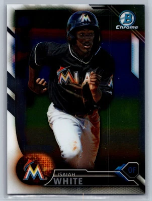 2016 Bowman Chrome #BCP203 Isaiah White Prospects *MI - Image 1 of 2